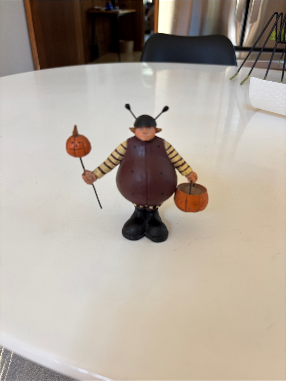 Williraye Studio Ladybug Costume Halloween vintage  Pumpkin Character Figurine